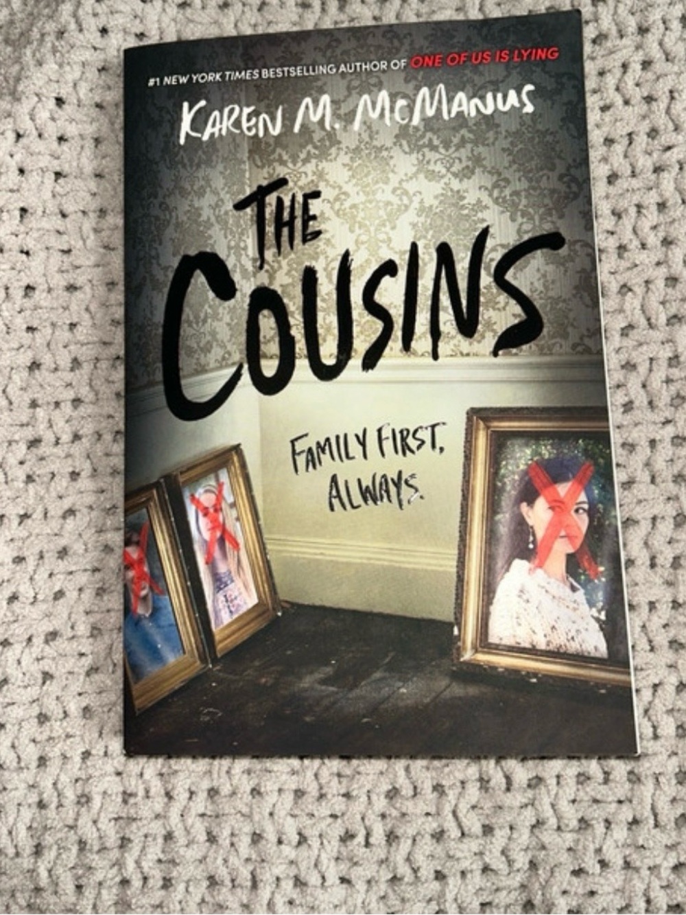 The Cousins by — Paperback Book in Black and Gray